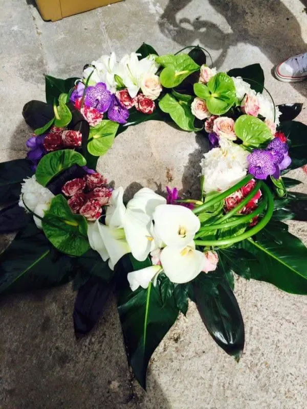 COURONNES MORTUAIRES, Ajaccio, NATURAL ART CREATRICE FLORALE